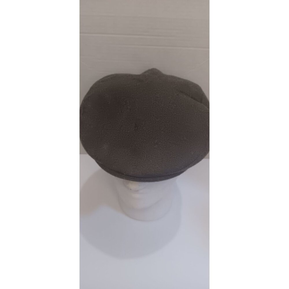 Miguel Carvalho Bones Chapeus Amarante Grey Lined Classic City Newspaper Boy Hat